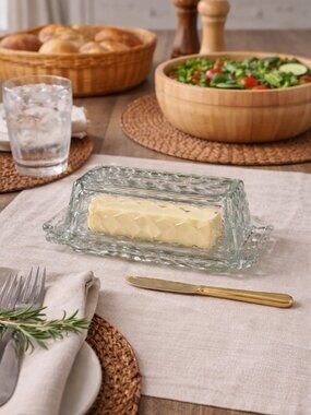 Crystal Butter Dish